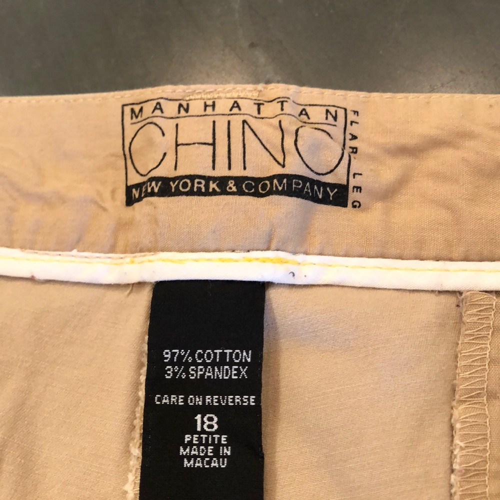 Ny&Co tan Chino Pants.  WIDE LEG!!